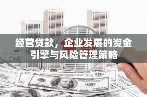 婺城经营贷款，企业发展的资金引擎与风险管理策略