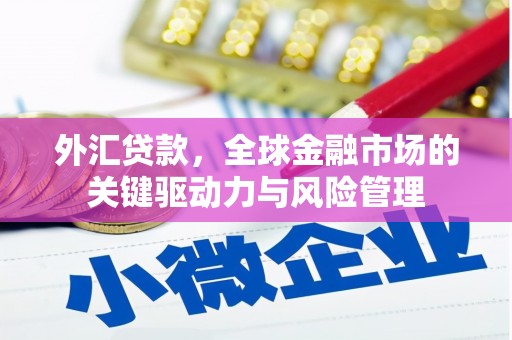 婺城外汇贷款，全球金融市场的关键驱动力与风险管理