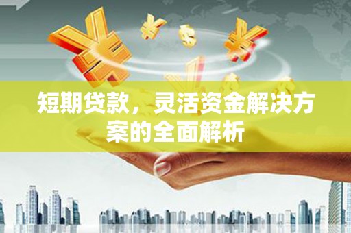 婺城短期贷款，灵活资金解决方案的全面解析