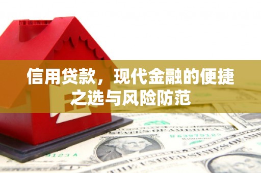 婺城信用贷款，现代金融的便捷之选与风险防范