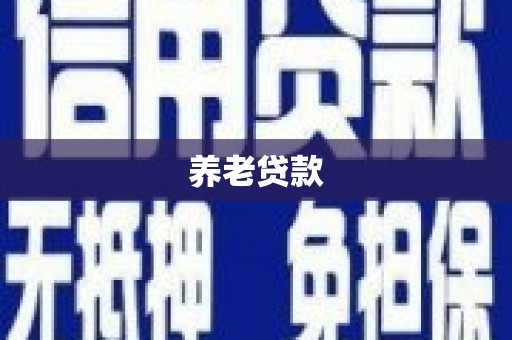 婺城养老贷款