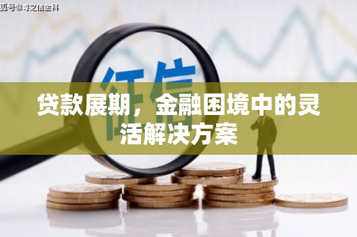 婺城贷款展期，金融困境中的灵活解决方案
