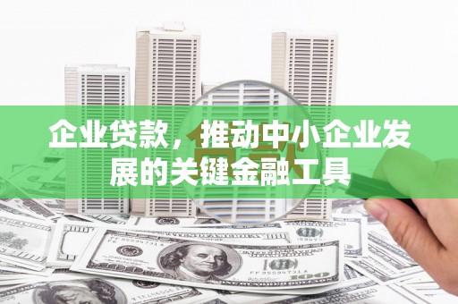 婺城企业贷款，推动中小企业发展的关键金融工具