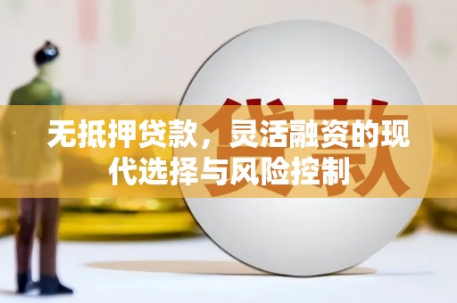 婺城无抵押贷款，灵活融资的现代选择与风险控制