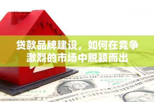 婺城贷款品牌建设，如何在竞争激烈的市场中脱颖而出