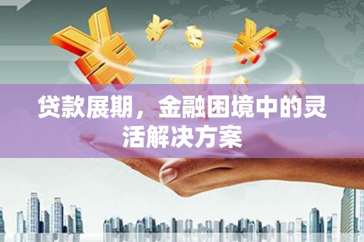 婺城贷款展期，金融困境中的灵活解决方案