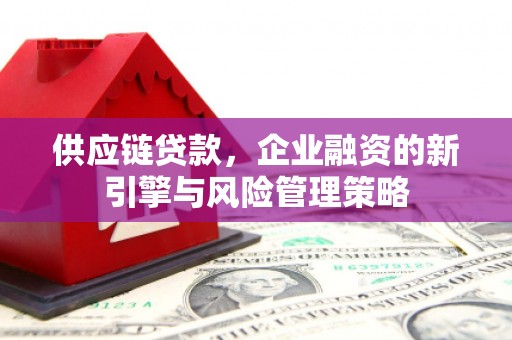 婺城供应链贷款，企业融资的新引擎与风险管理策略