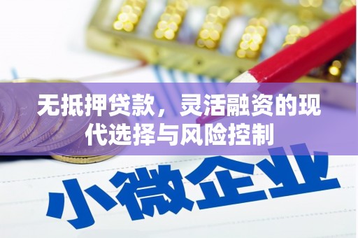 婺城无抵押贷款，灵活融资的现代选择与风险控制