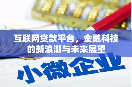 婺城互联网贷款平台，金融科技的新浪潮与未来展望