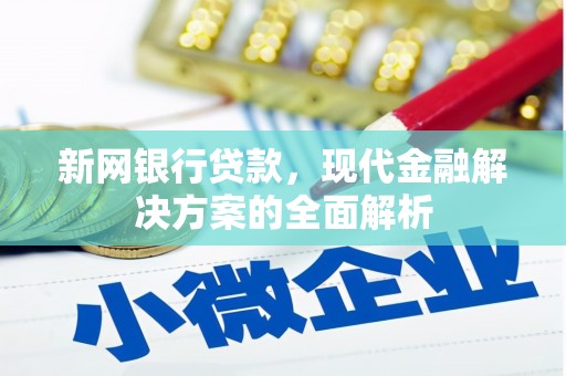 婺城新网银行贷款，现代金融解决方案的全面解析