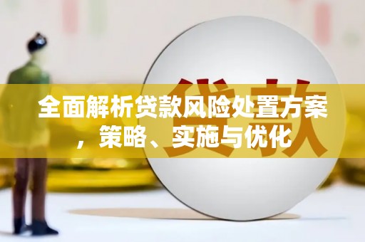 婺城全面解析贷款风险处置方案，策略、实施与优化