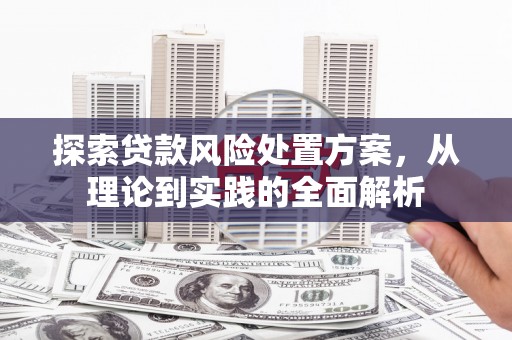 婺城探索贷款风险处置方案，从理论到实践的全面解析