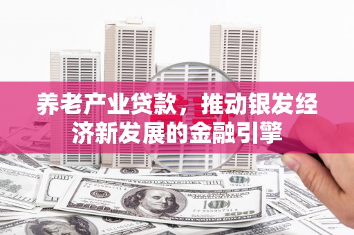 婺城养老产业贷款，推动银发经济新发展的金融引擎
