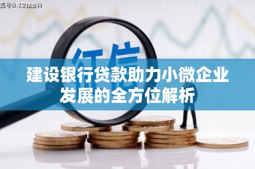婺城建设银行贷款助力小微企业发展的全方位解析