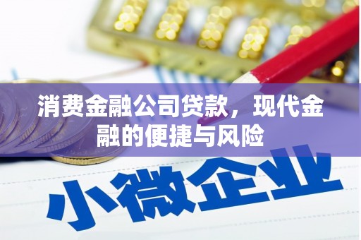 婺城消费金融公司贷款，现代金融的便捷与风险