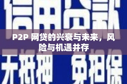 婺城P2P 网贷的兴衰与未来，风险与机遇并存