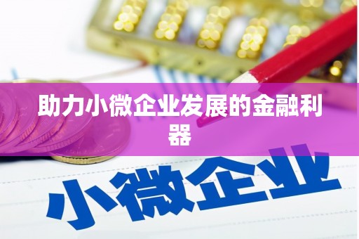 婺城助力小微企业发展的金融利器