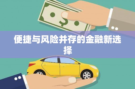 婺城便捷与风险并存的金融新选择