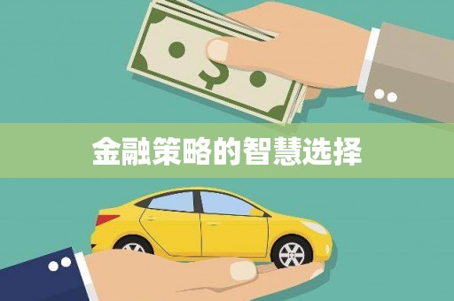 婺城金融策略的智慧选择